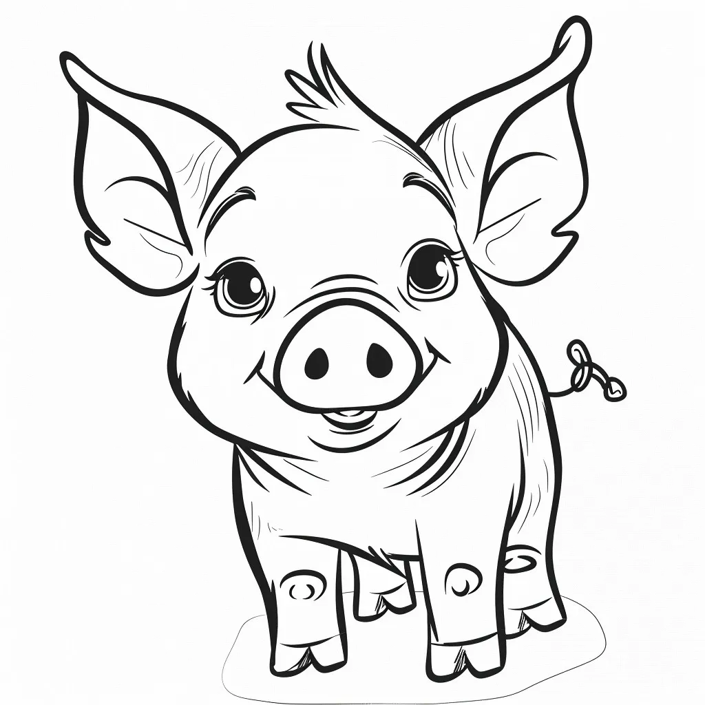 Dibujos para colorear e imprimir Pig