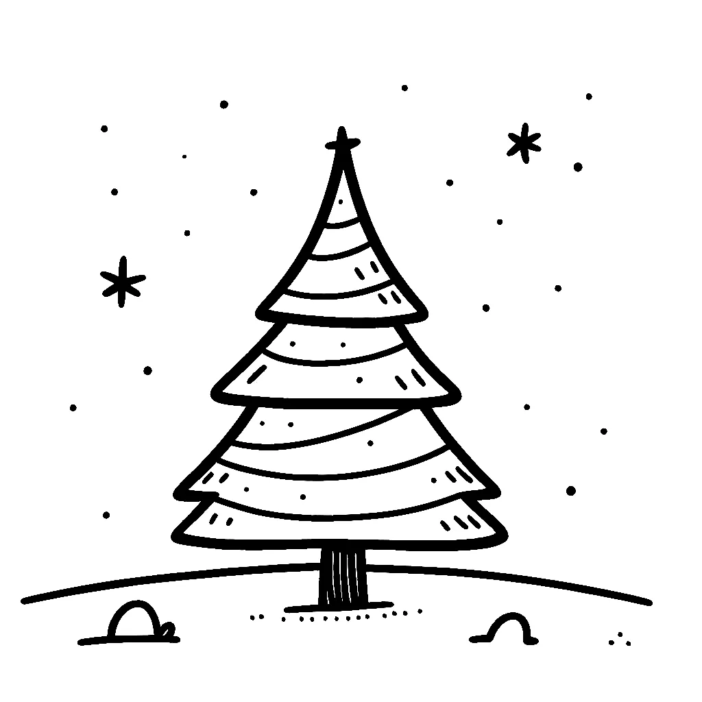 Pines coloring pages 5