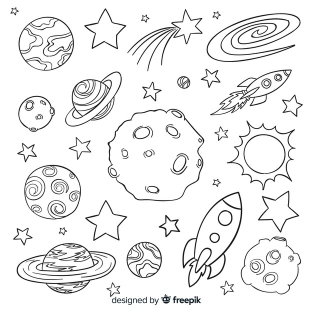 Dibujos para colorear e imprimir Planets