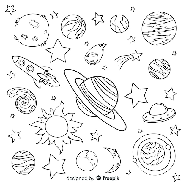 Dibujos para colorear e imprimir Planets