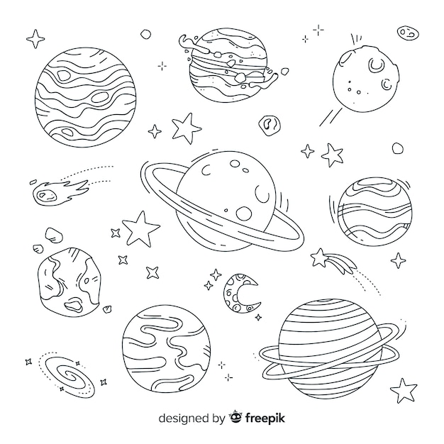 Dibujos para colorear e imprimir Planets