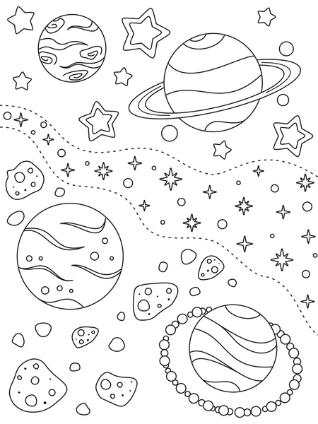 Dibujos para colorear e imprimir Planets