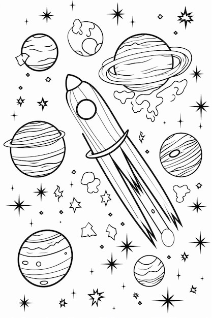 Dibujos para colorear e imprimir Planets