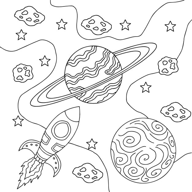 Dibujos para colorear e imprimir Planets