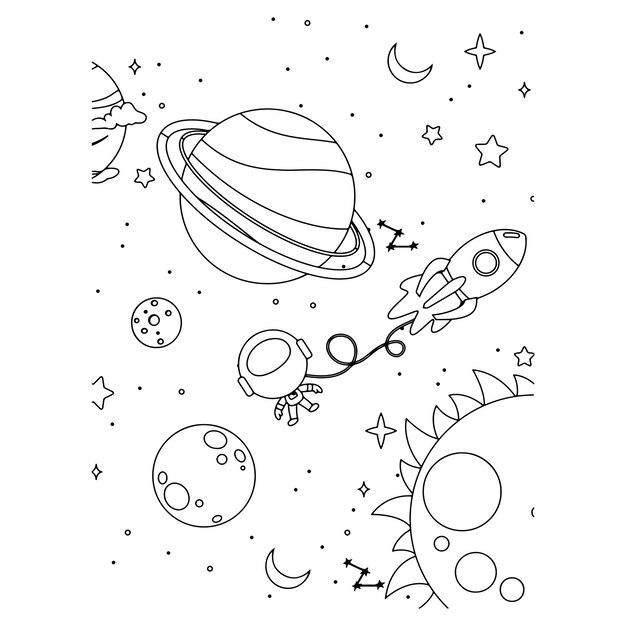 Dibujos para colorear e imprimir Planets