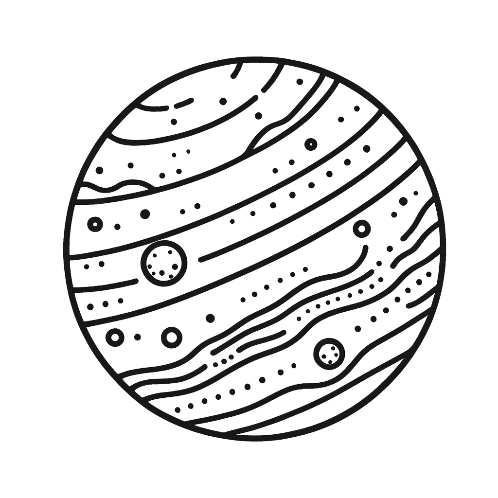 Dibujos para colorear e imprimir Planets