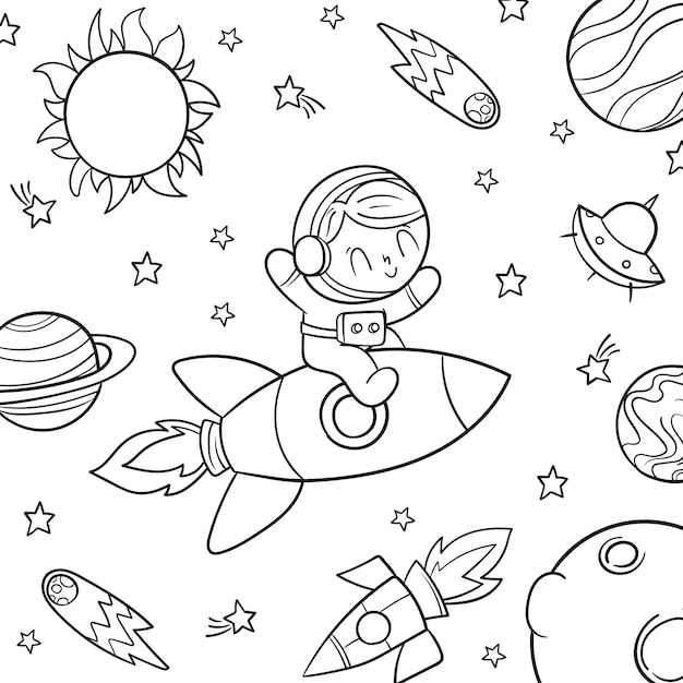 Dibujos para colorear e imprimir Planets