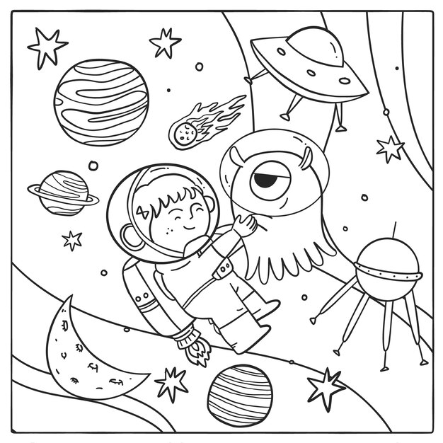 Dibujos para colorear e imprimir Planets