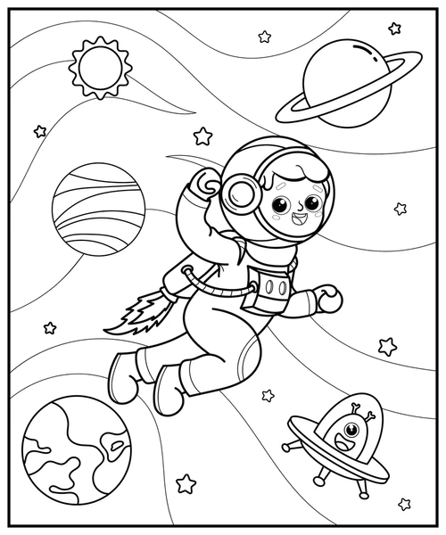 Dibujos para colorear e imprimir Planets