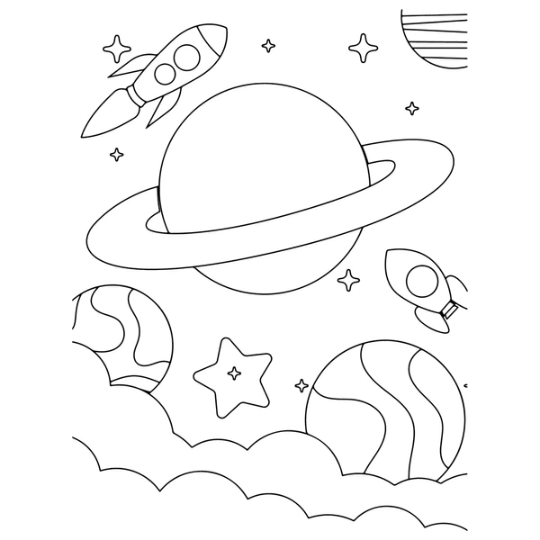 Dibujos para colorear e imprimir Planets