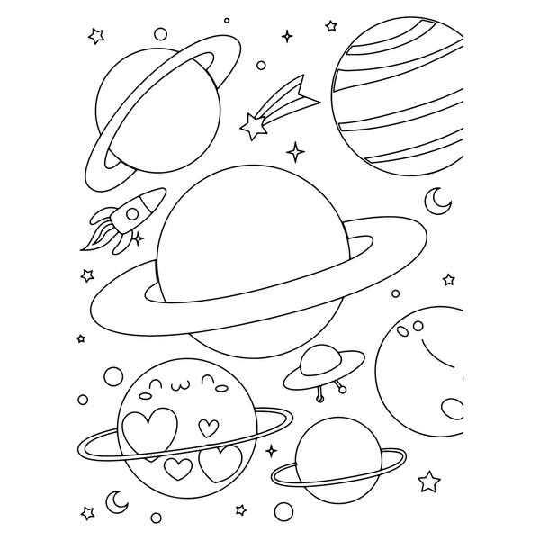 Dibujos para colorear e imprimir Planets