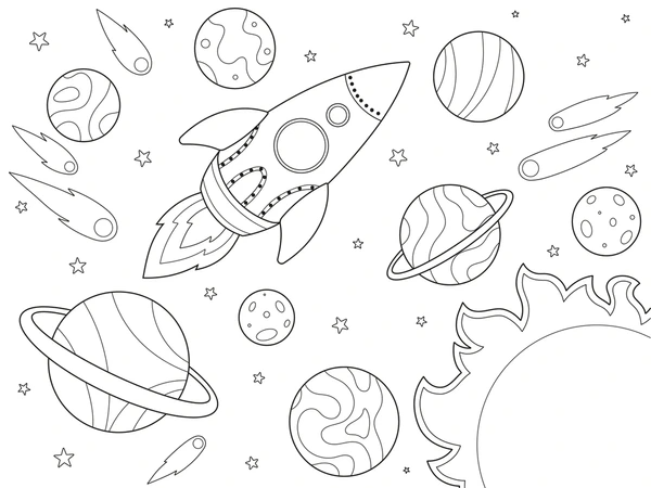 Dibujos para colorear e imprimir Planets