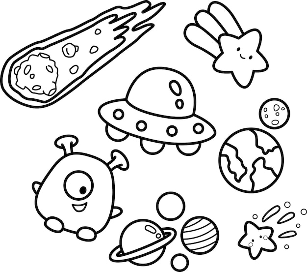 Dibujos para colorear e imprimir Planets