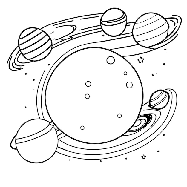 Planets coloring pages 94