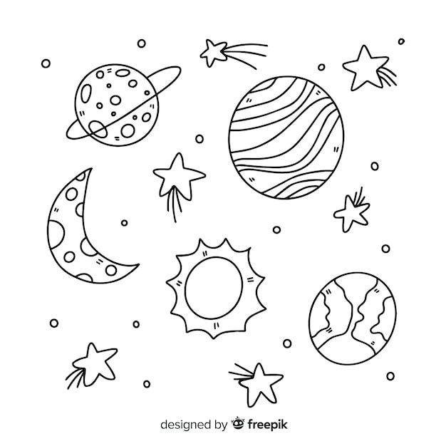 Dibujos para colorear e imprimir Planets