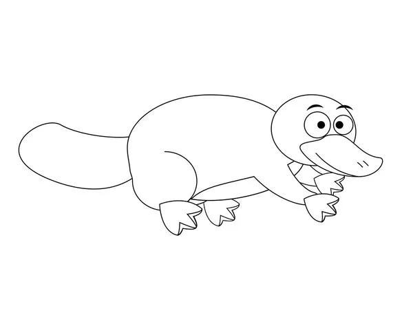 Dibujos para colorear e imprimir Platypus