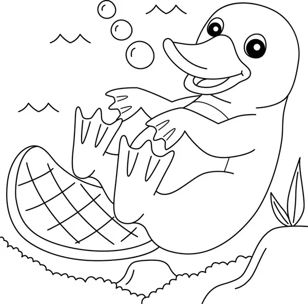 Dibujos para colorear e imprimir Platypus