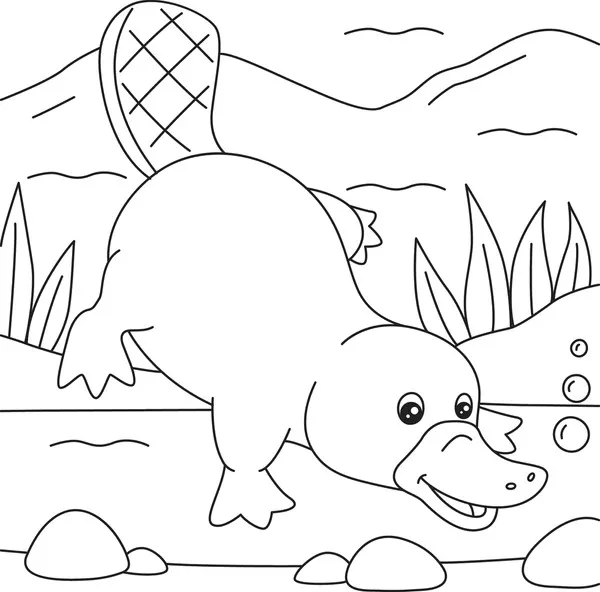 Dibujos para colorear e imprimir Platypus