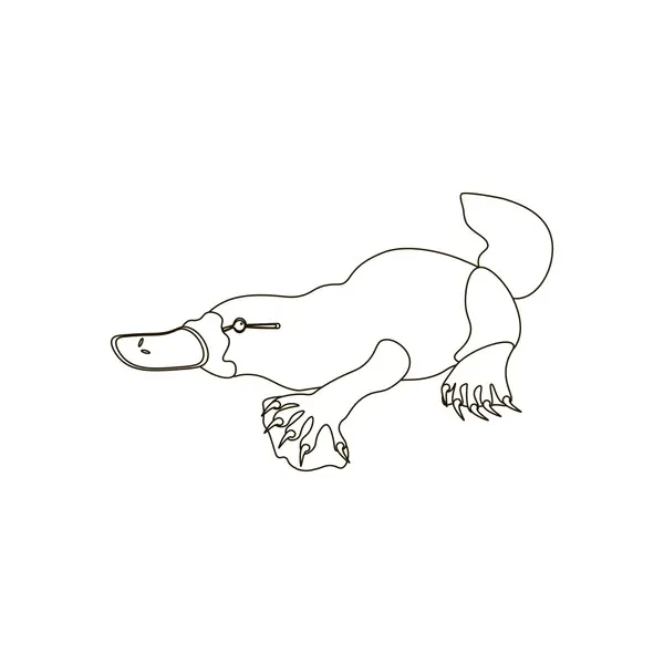 Dibujos para colorear e imprimir Platypus