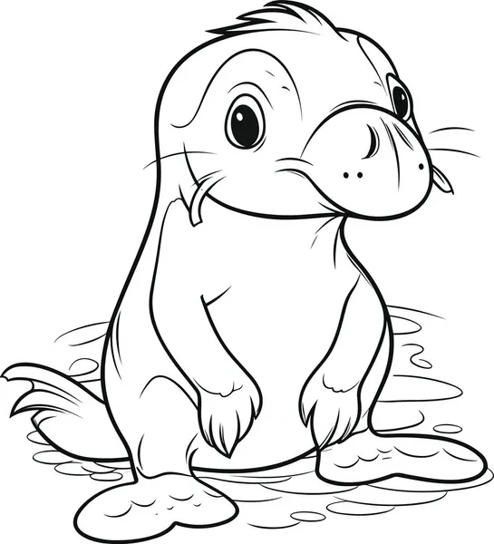 Dibujos para colorear e imprimir Platypus