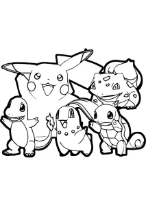 Pokémon coloring pages 12