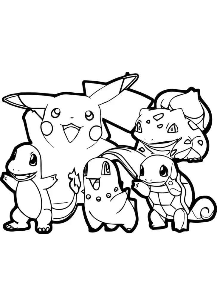 Pokémon coloring pages 12