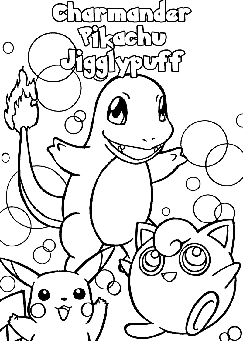 Dibujos para colorear e imprimir Pokémon