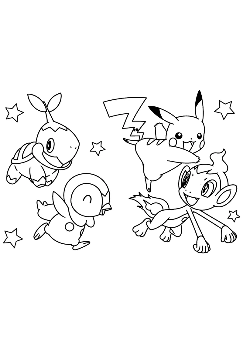 Dibujos para colorear e imprimir Pokémon