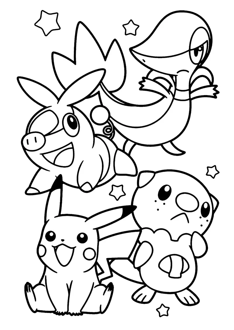 Dibujos para colorear e imprimir Pokémon