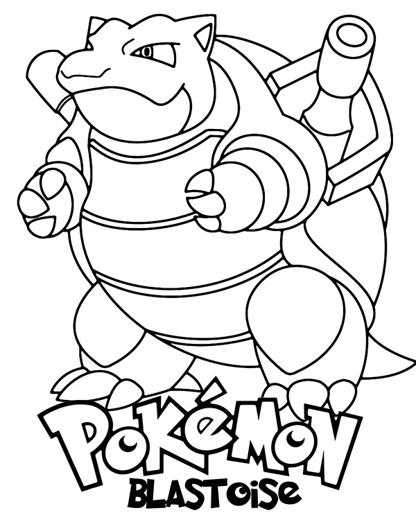 Dibujos para colorear e imprimir Pokémon