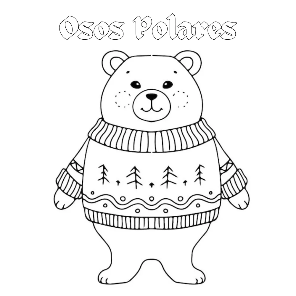 Dibujos para colorear e imprimir Polar Bears