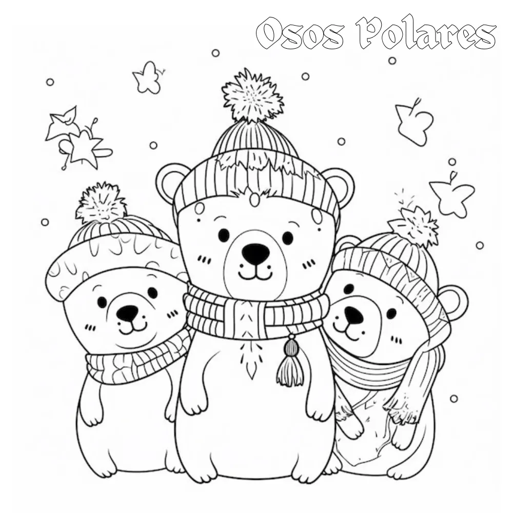 Dibujos para colorear e imprimir Polar Bears