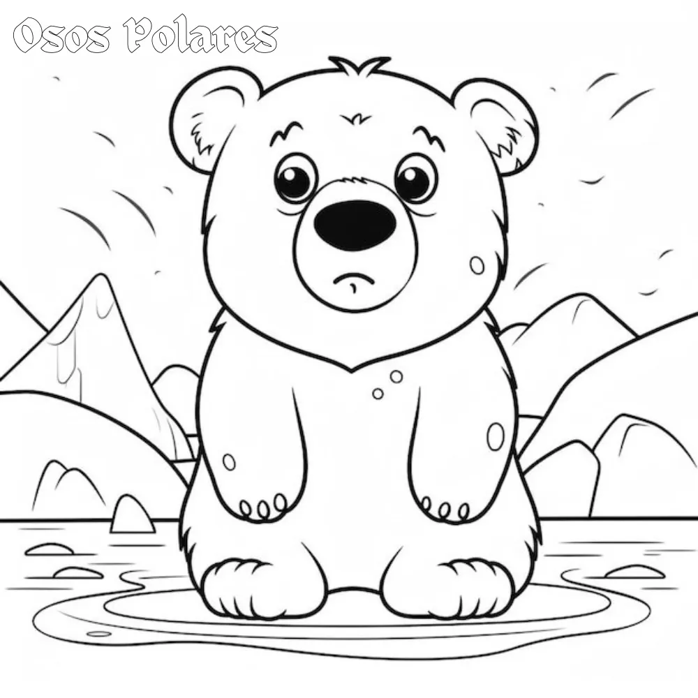 Dibujos para colorear e imprimir Polar Bears