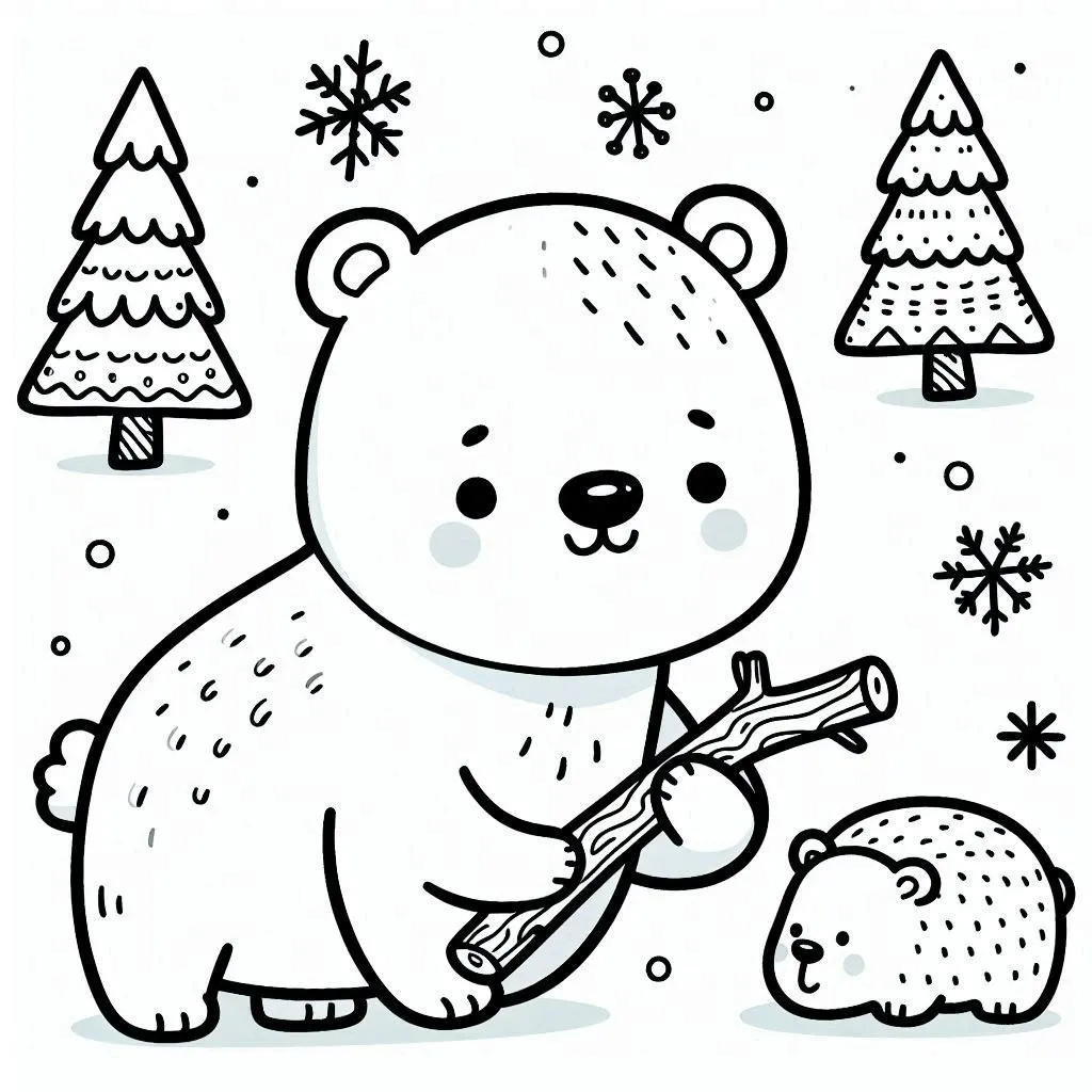 Dibujos para colorear e imprimir Polar Bears