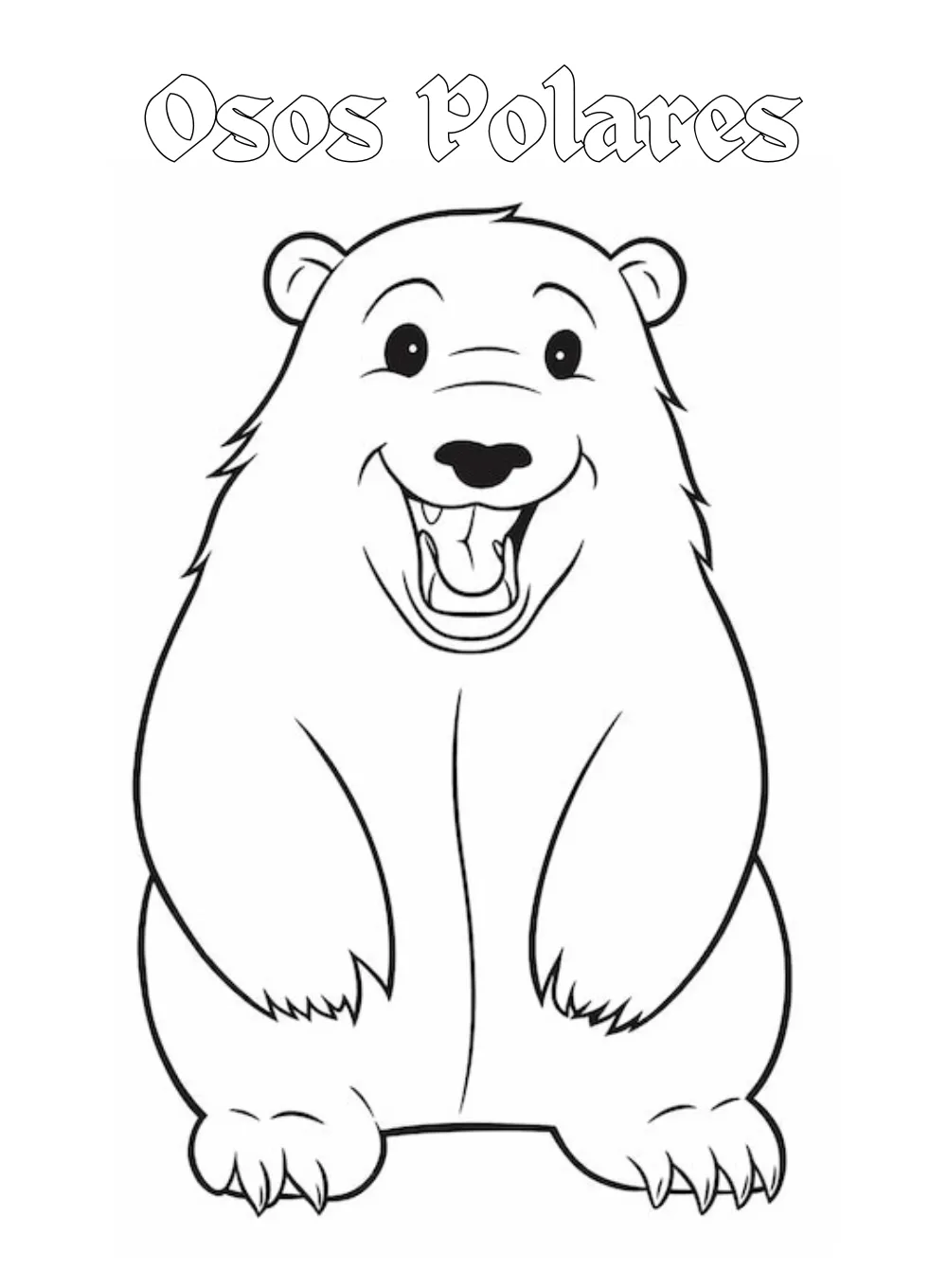 Dibujos para colorear e imprimir Polar Bears