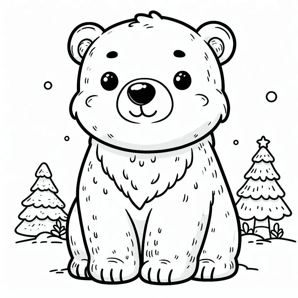 Dibujos para colorear e imprimir Polar Bears