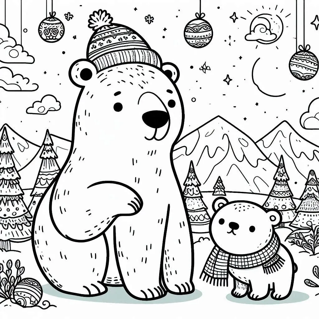 Dibujos para colorear e imprimir Polar Bears