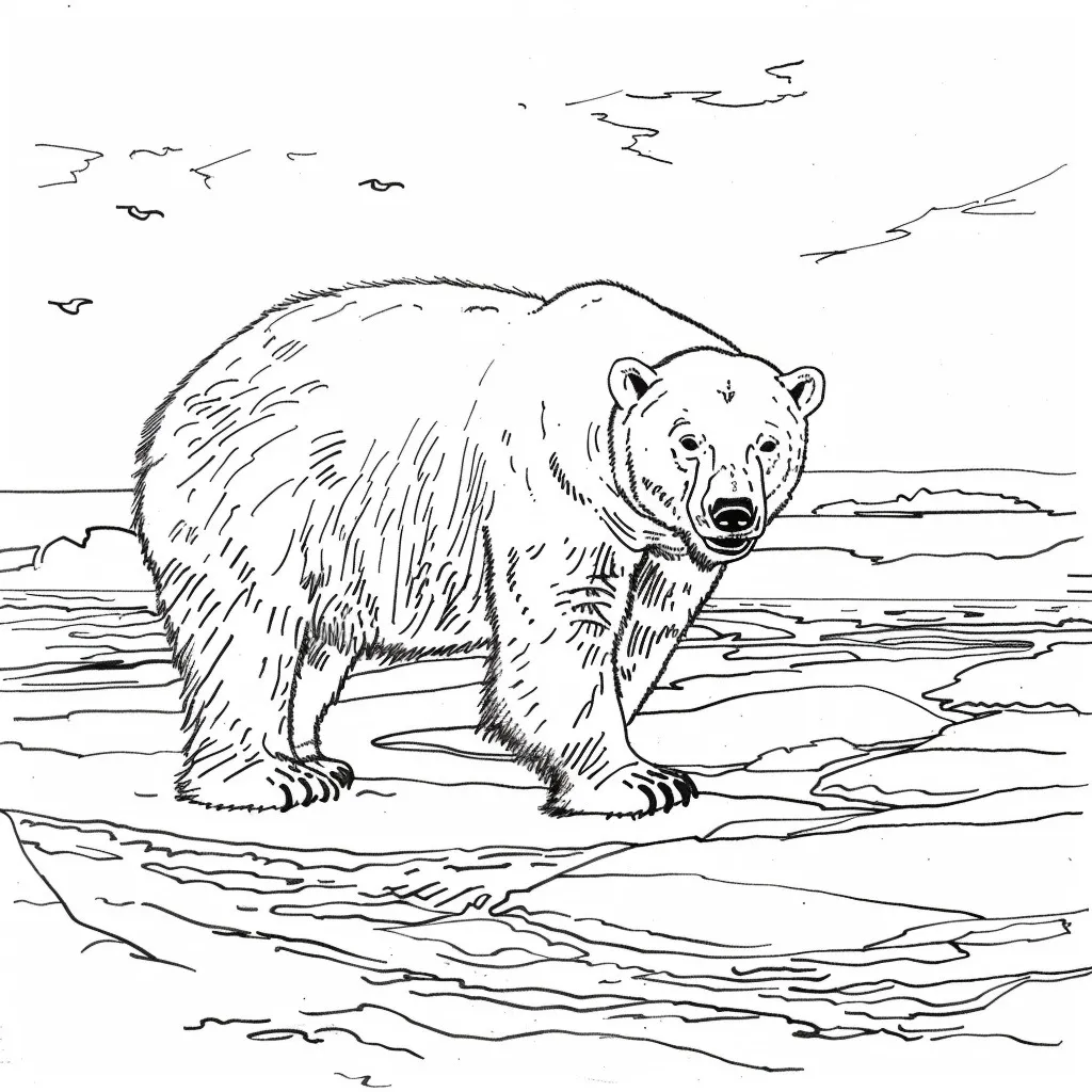 Dibujos para colorear e imprimir Polar Bears