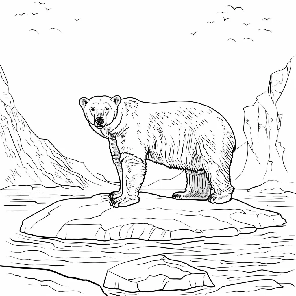 Dibujos para colorear e imprimir Polar Bears