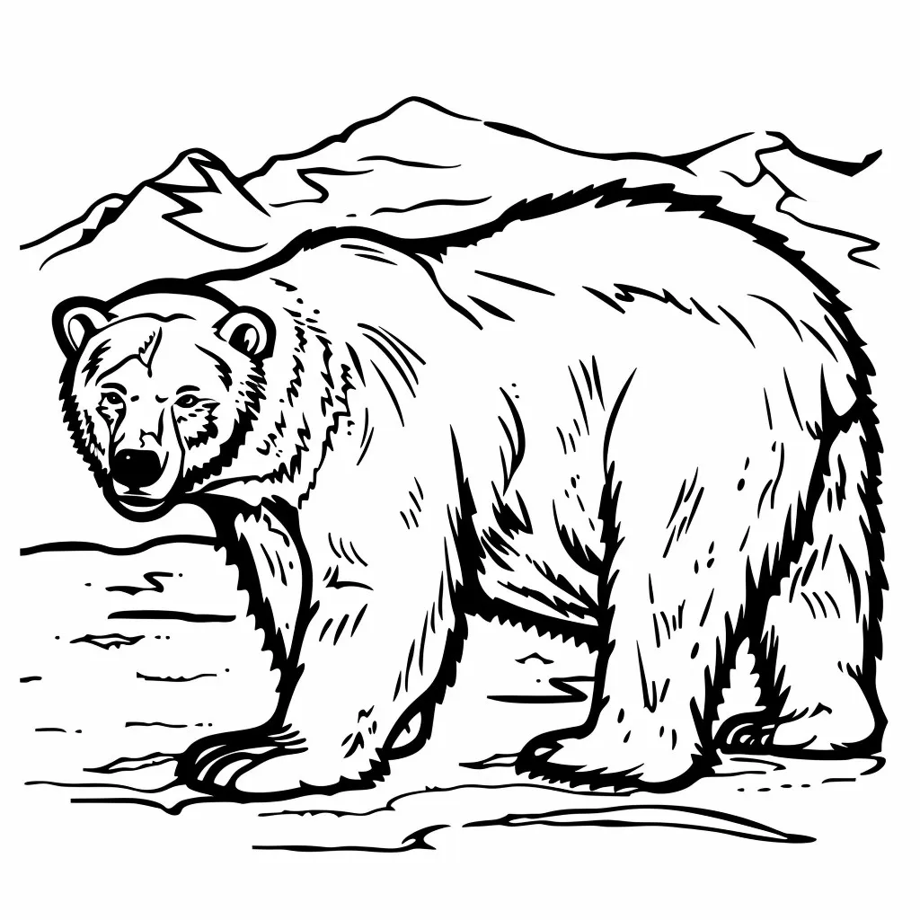 Dibujos para colorear e imprimir Polar Bears