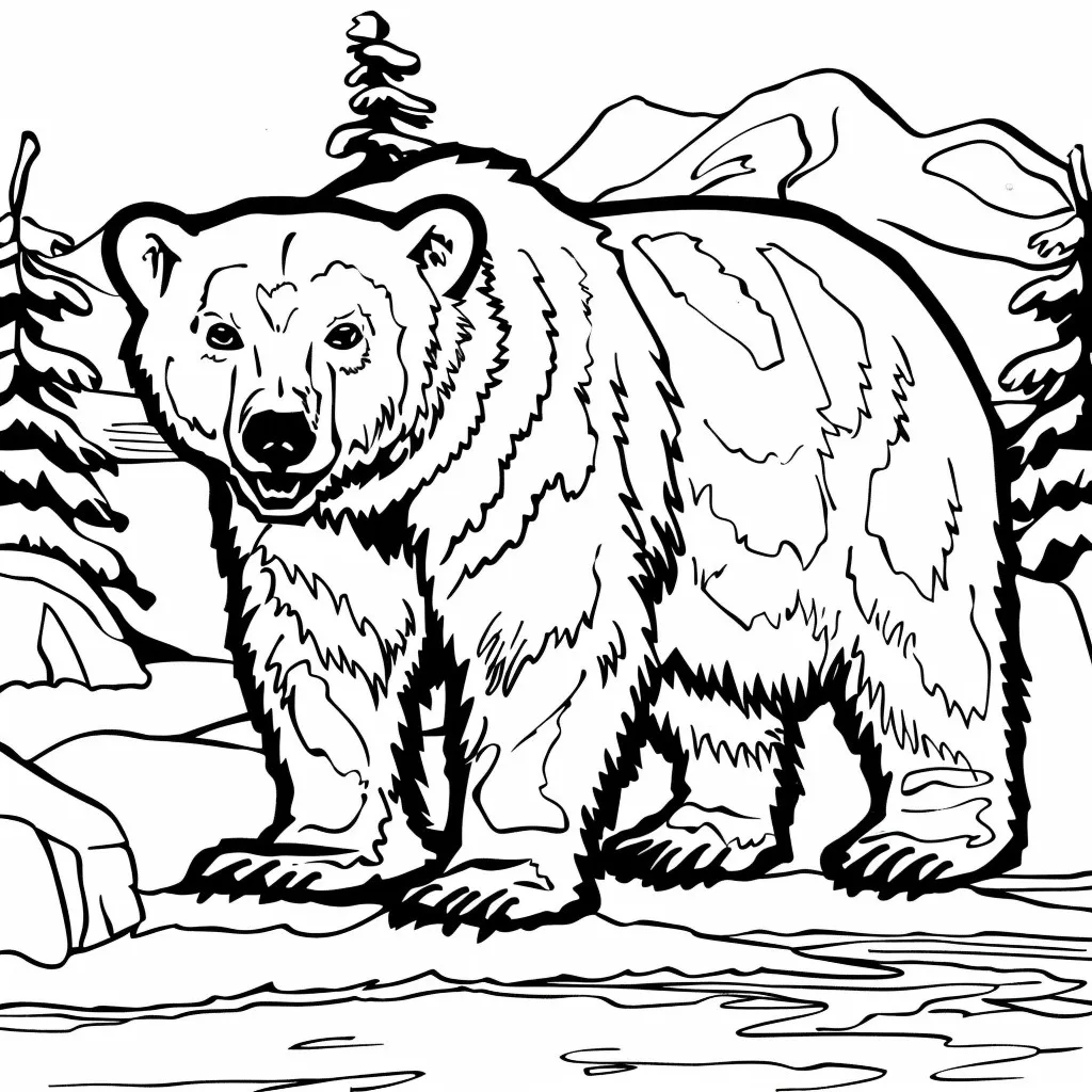 Dibujos para colorear e imprimir Polar Bears