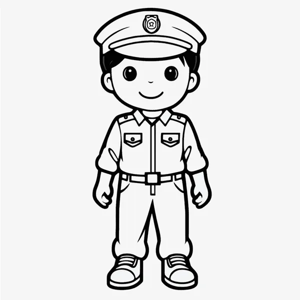 Dibujos para colorear e imprimir Police