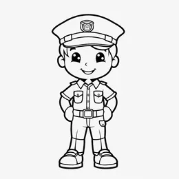 Dibujos para colorear e imprimir Police