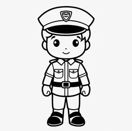 Dibujos para colorear e imprimir Police