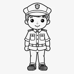 Dibujos para colorear e imprimir Police