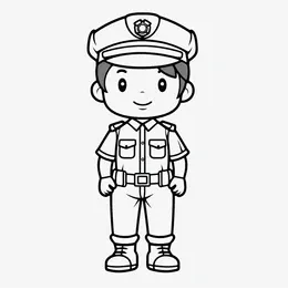 Dibujos para colorear e imprimir Police