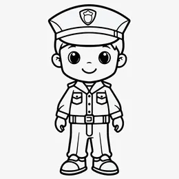 Dibujos para colorear e imprimir Police