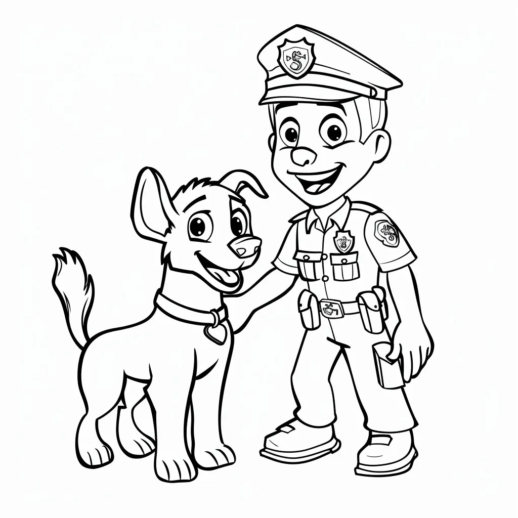 Dibujos para colorear e imprimir Police