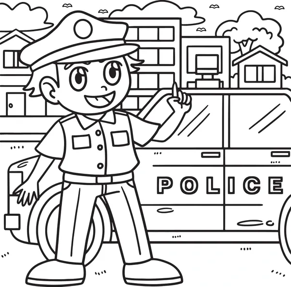 Dibujos para colorear e imprimir Police