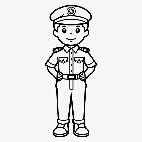 Dibujos para colorear e imprimir Police